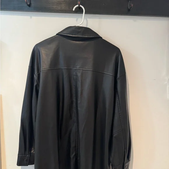 Primark Black Faux Leather Women's Jacket - Picture 3 of 3